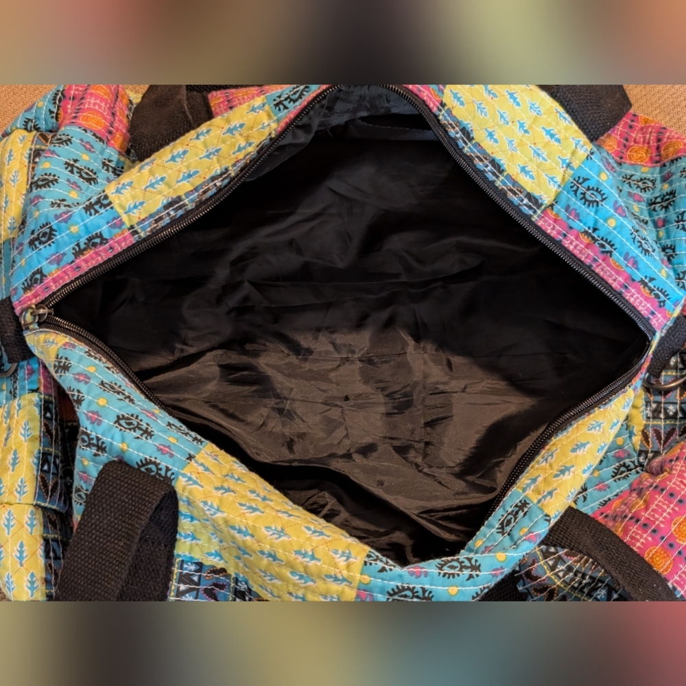 Mossimo Supply Co Multicolor Patchwork Small Duff… - image 8